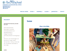 Tablet Screenshot of parcivalschool.nl